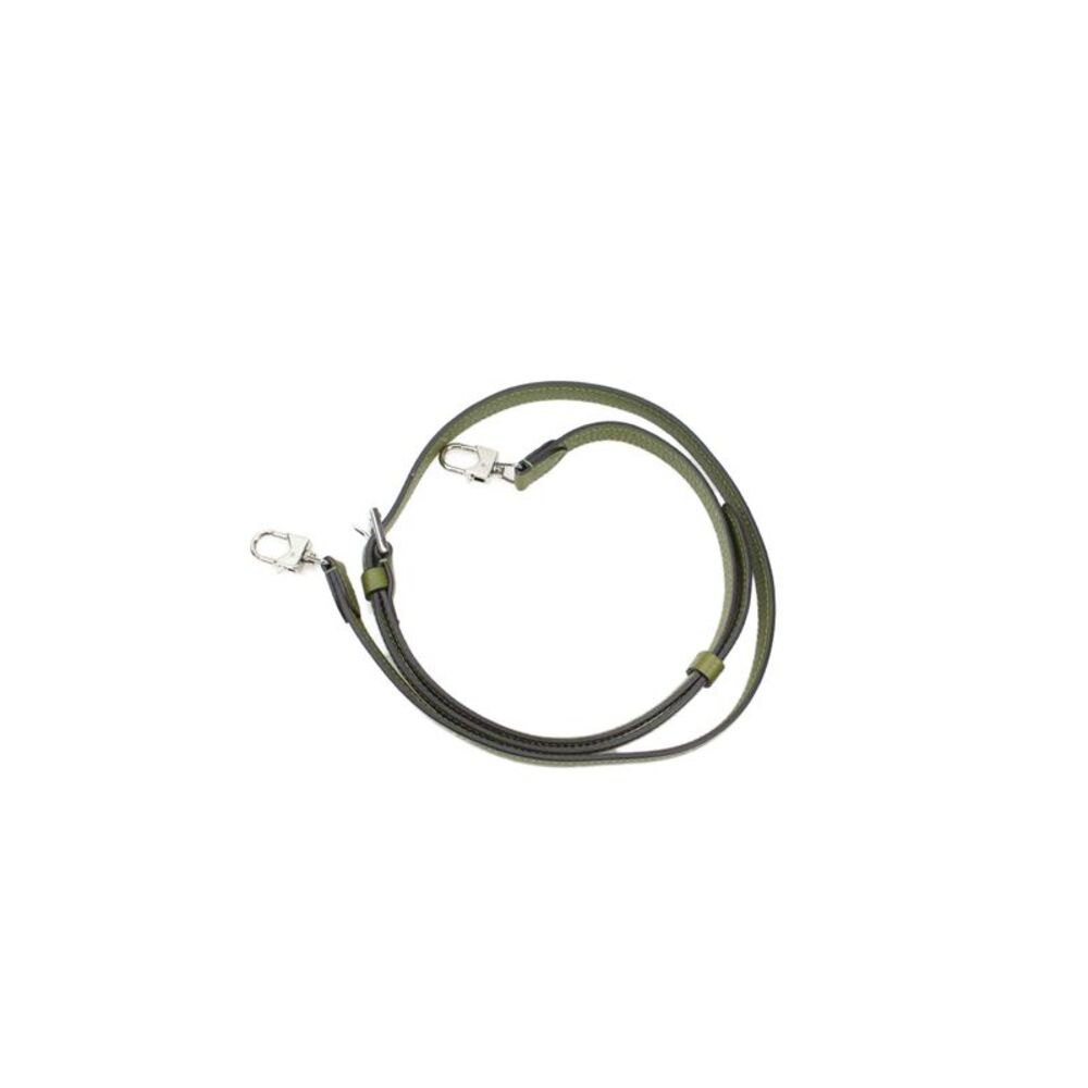 Moynat Womens Skinny Width Adjustable 38" Leather Handbag Strap Green